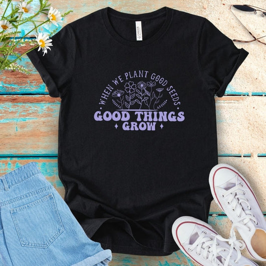 Flower Quote Tee