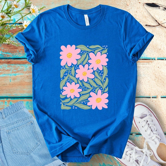 Abstract Flower Tee