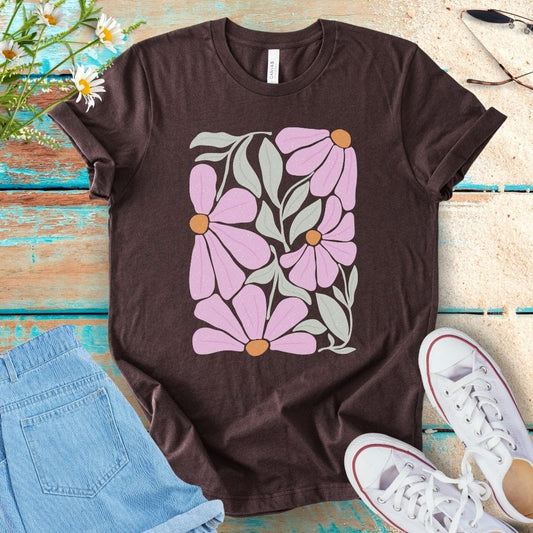 Abstract Flower Tee