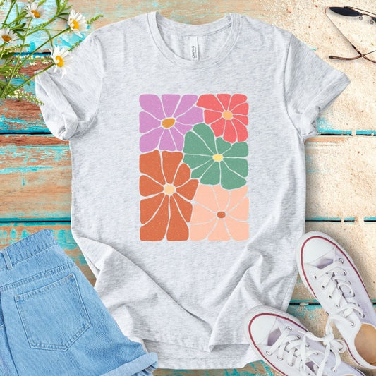Abstract Flower Tee