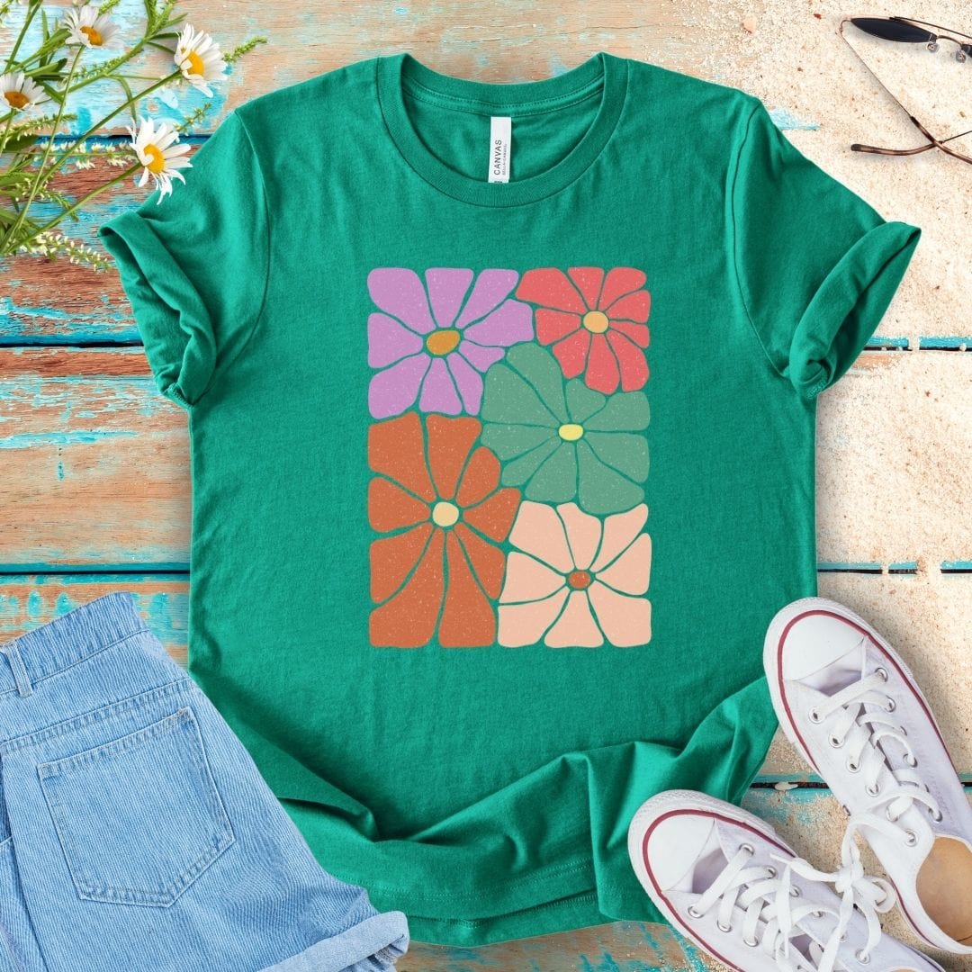 Abstract Flower Tee