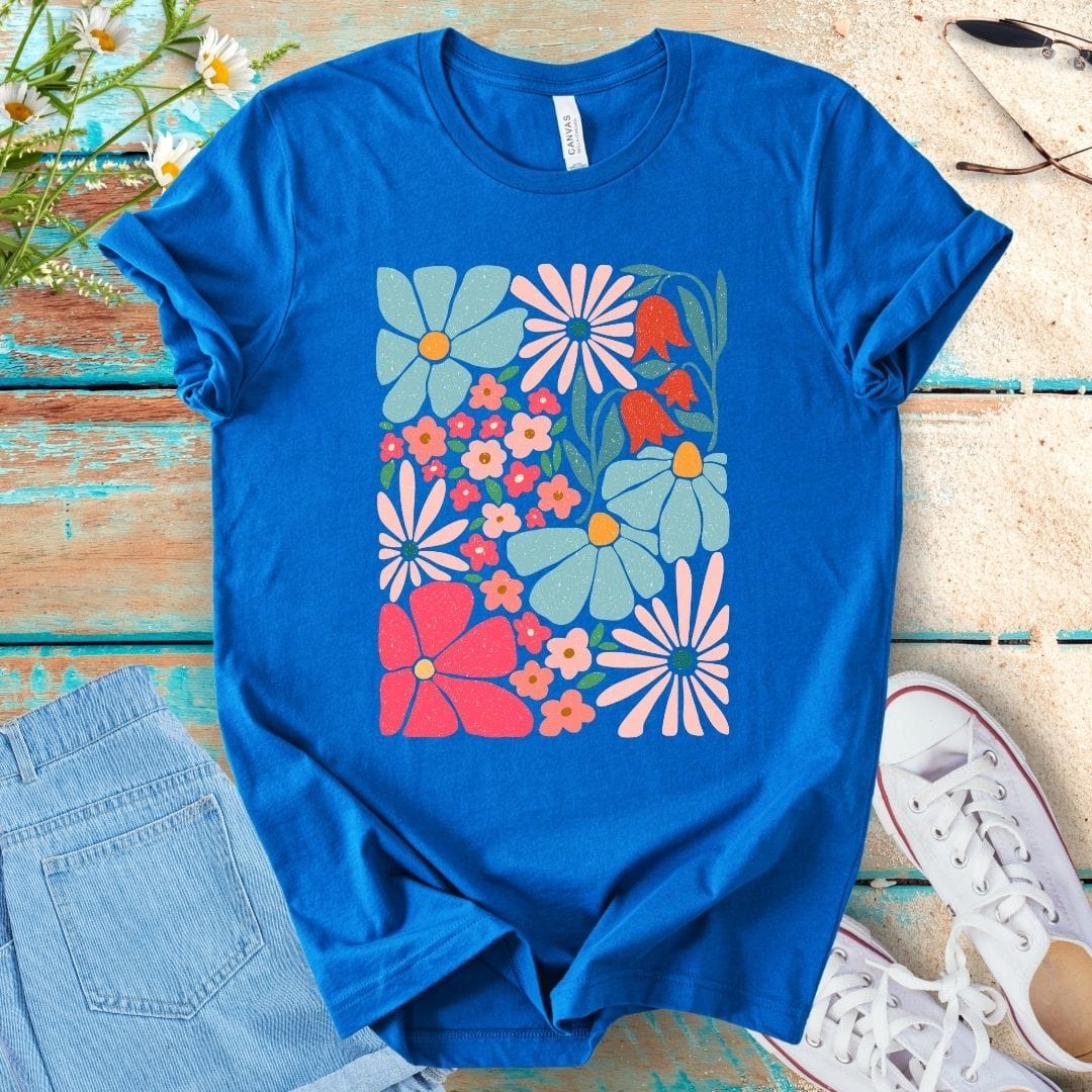 Abstract Flower Tee