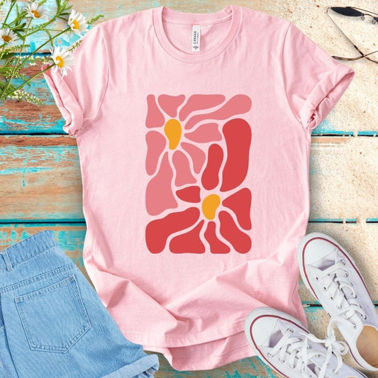 Abstract Flower Tee