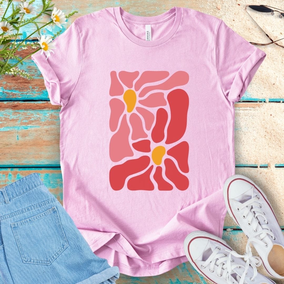 Abstract Flower Tee