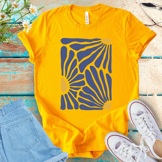 Abstract Flower Tee