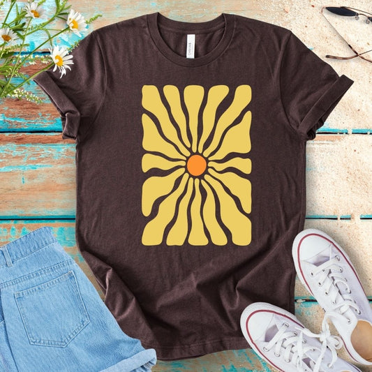 Abstract Flower Tee