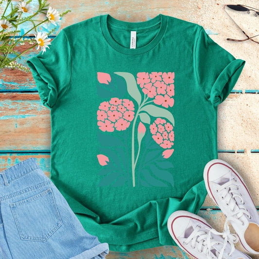 Abstract Flower Tee