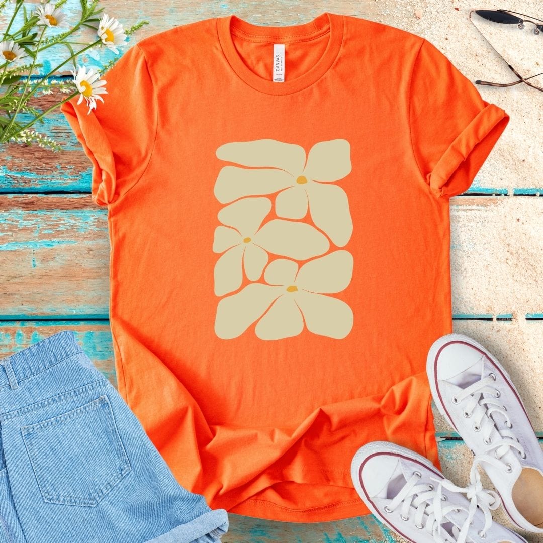 Abstract Flower Tee