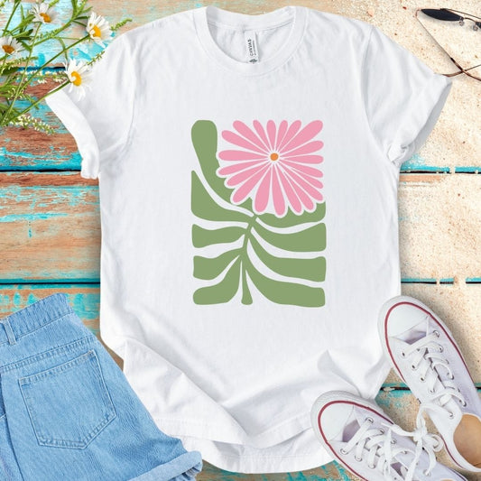 Abstract Flower Tee