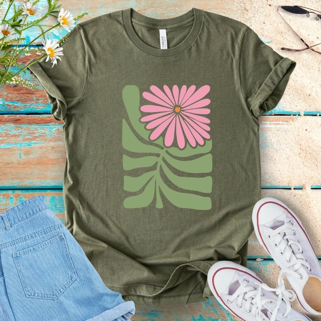Abstract Flower Tee