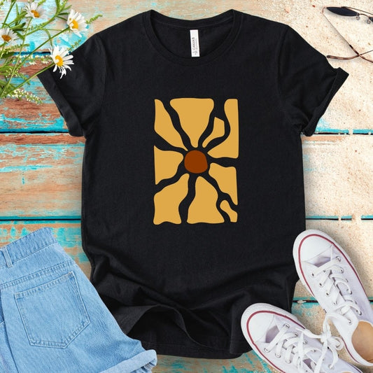 Abstract Flower Tee