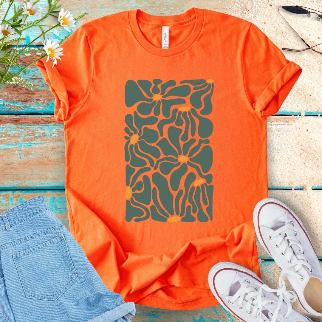 Abstract Flower Tee