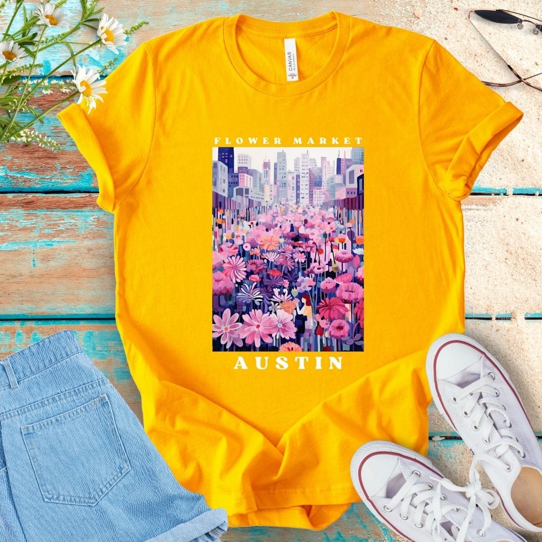 Flower Market Tee - Austin