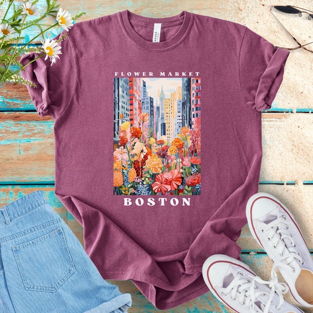 Flower Market Tee - Boston