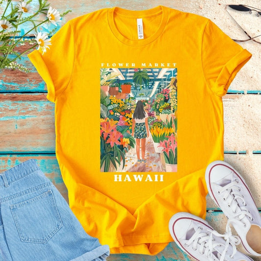 Flower Market Tee - Hawaii