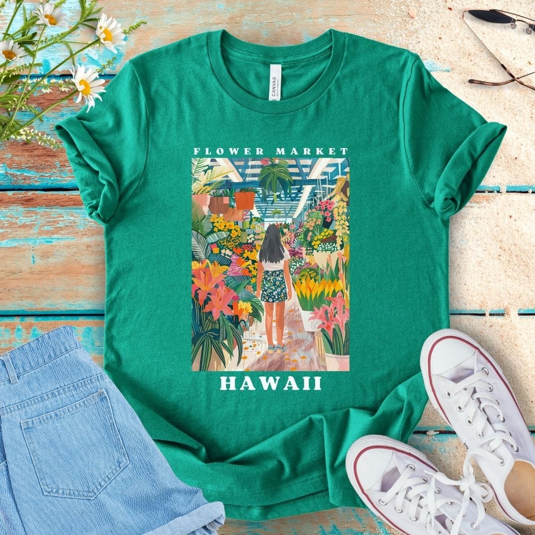 Flower Market Tee - Hawaii