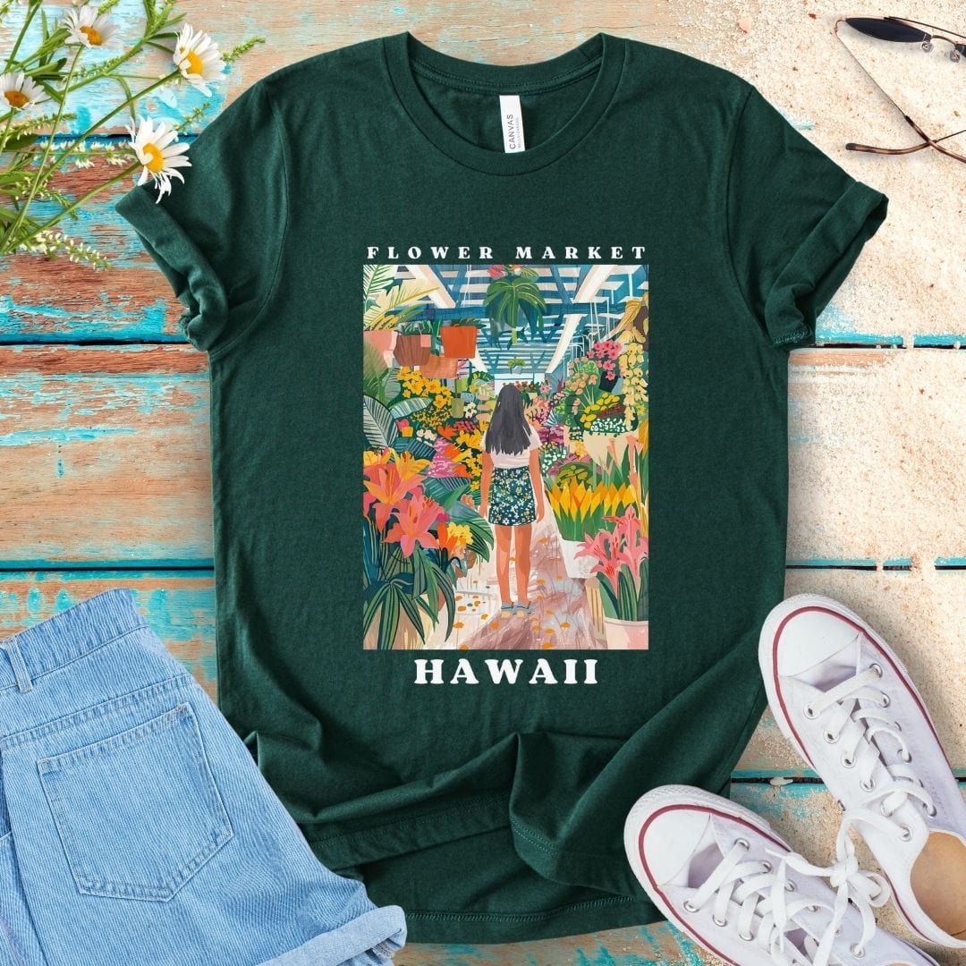 Flower Market Tee - Hawaii