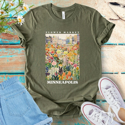 Flower Market Tee - Minneapolis
