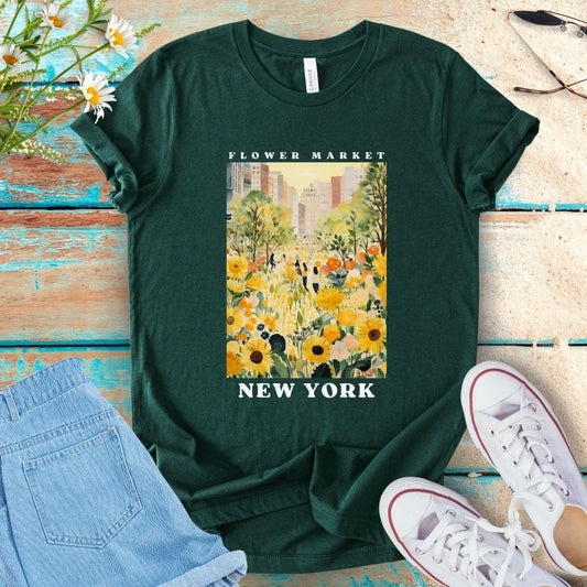 Flower Market Tee - New York
