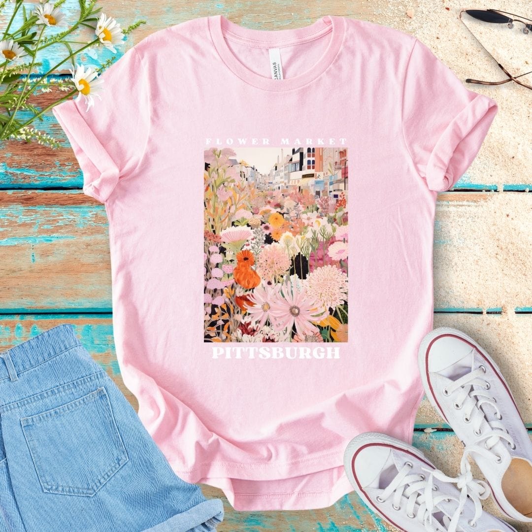 Flower Market Tee - Pittsburgh