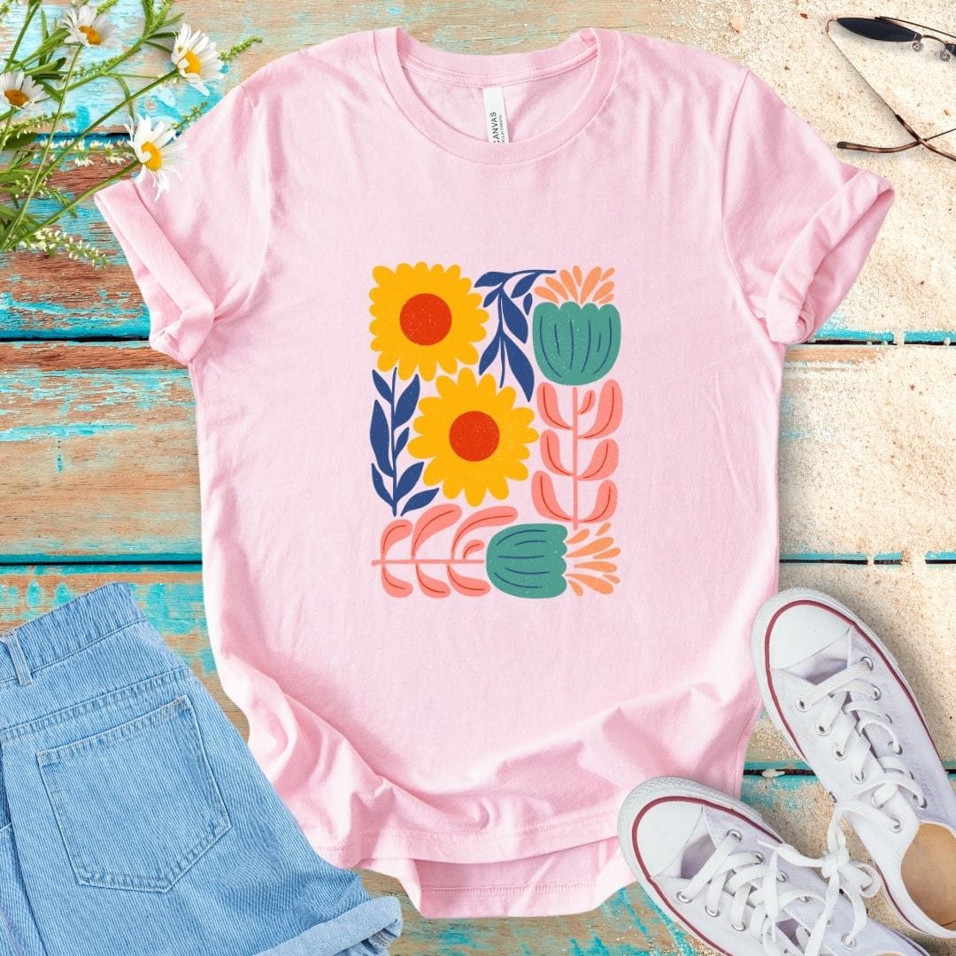 Abstract Flower Tee