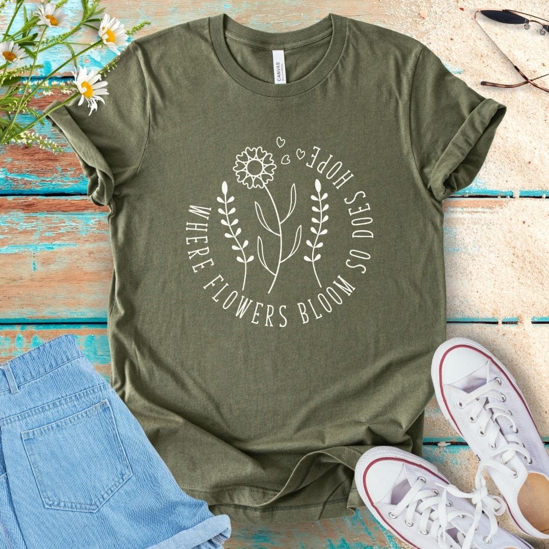 Flower Quote Tee