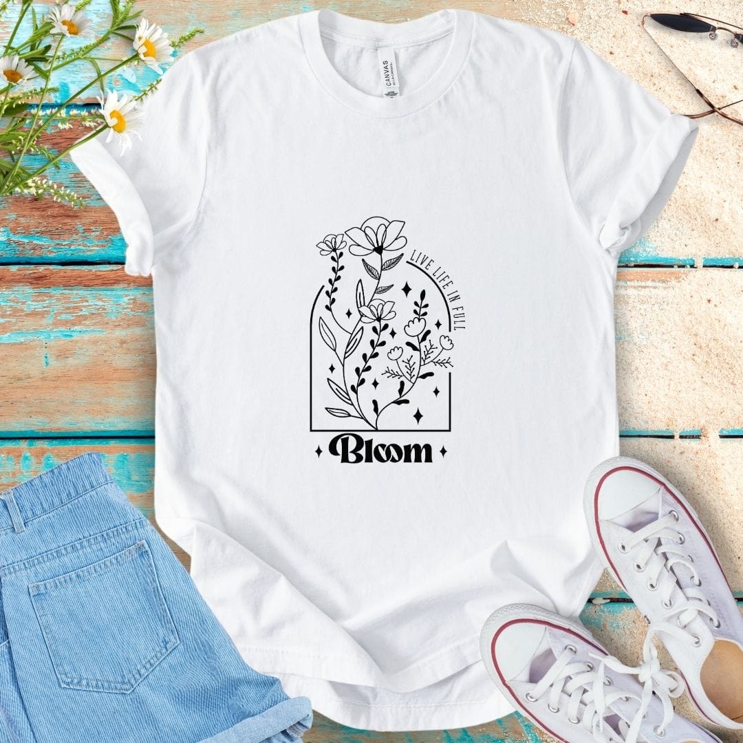 Flower Quote Tee