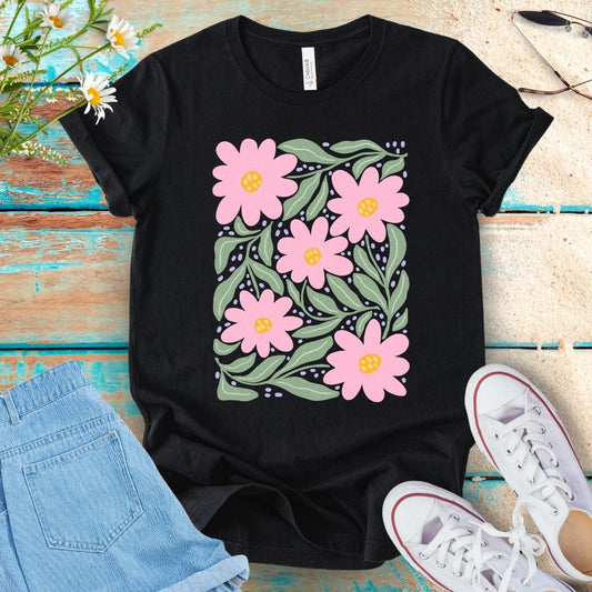 Abstract Flower Tee