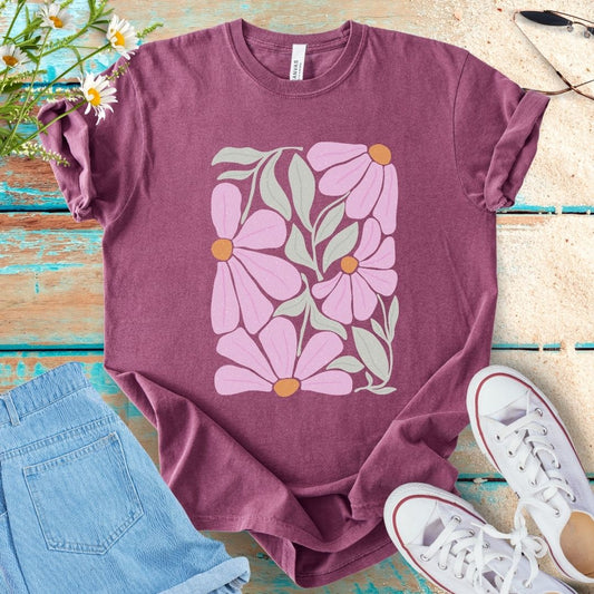 Abstract Flower Tee