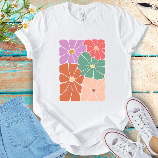 Abstract Flower Tee