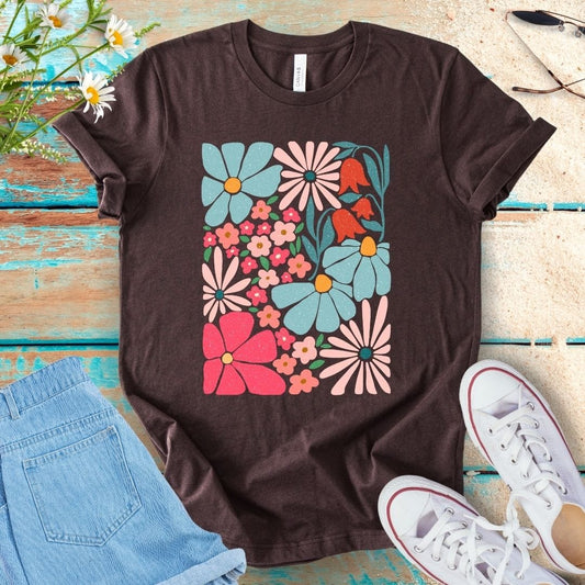 Abstract Flower Tee