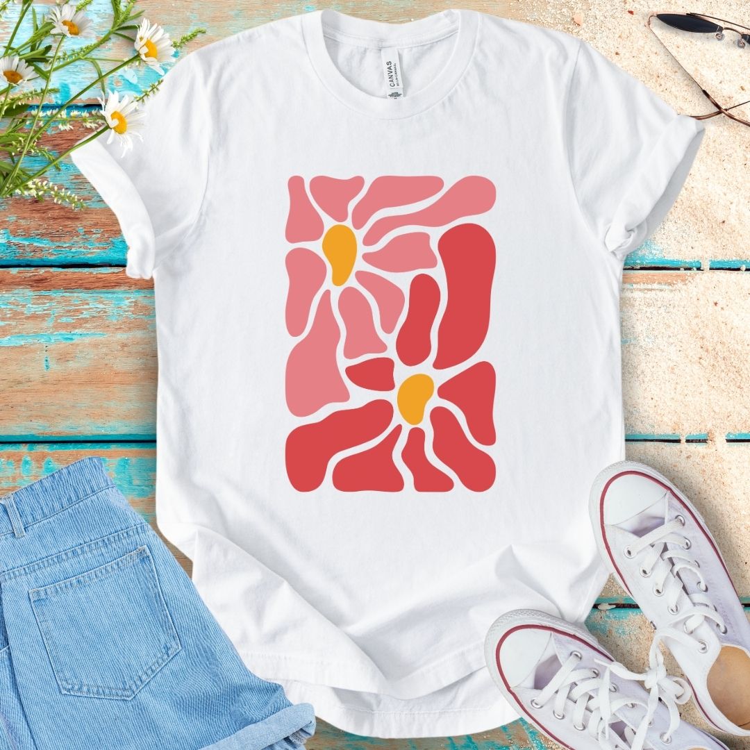 Abstract Flower Tee