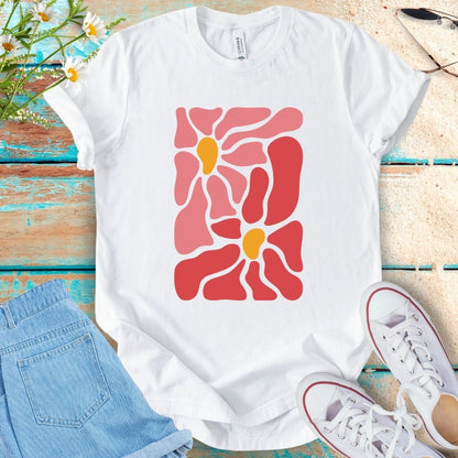 Abstract Flower Tee