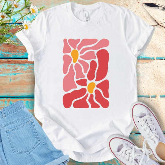 Abstract Flower Tee