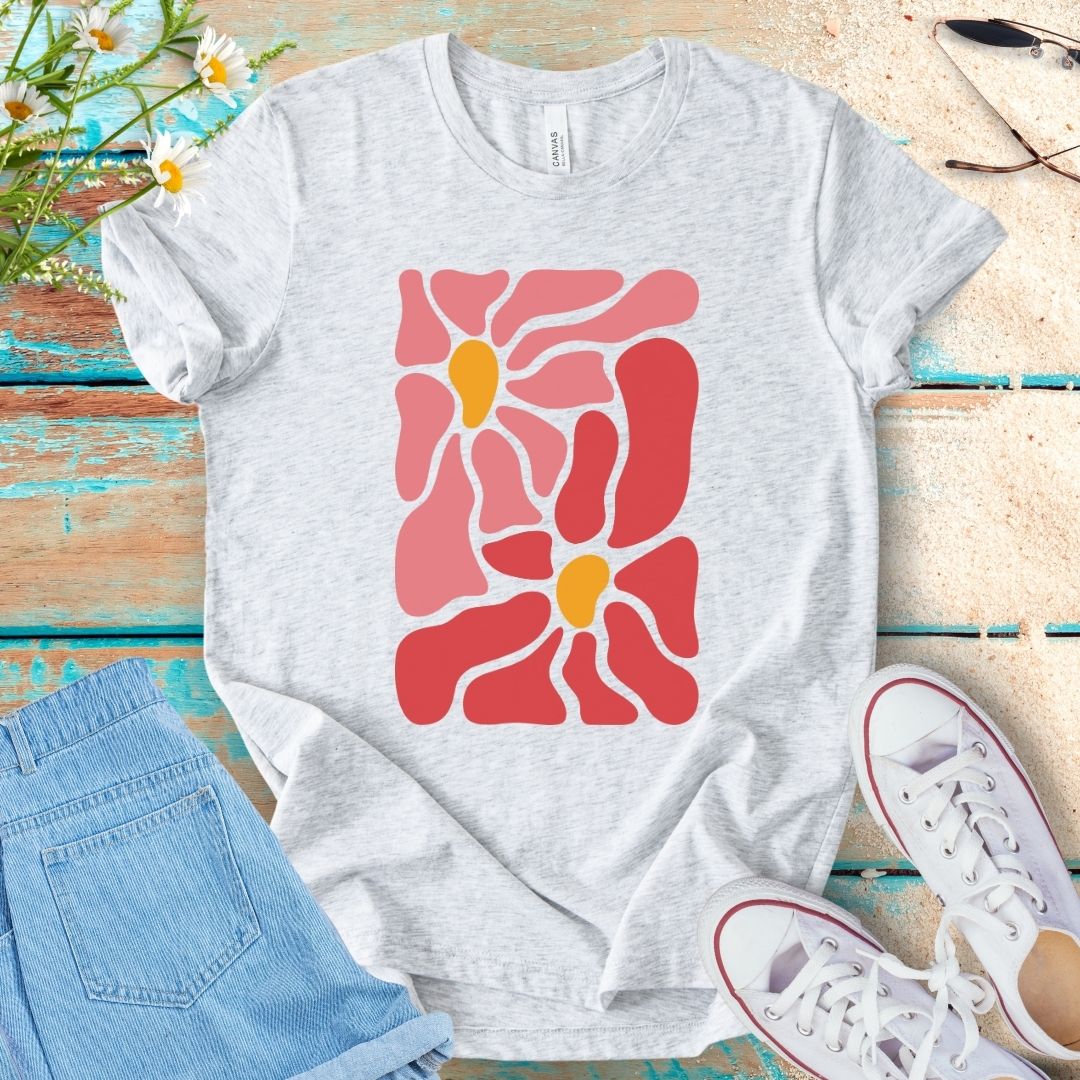 Abstract Flower Tee
