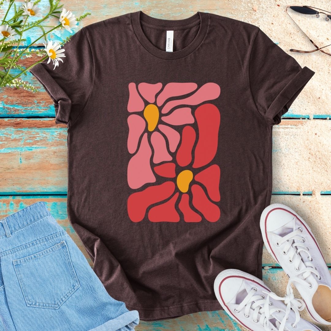 Abstract Flower Tee