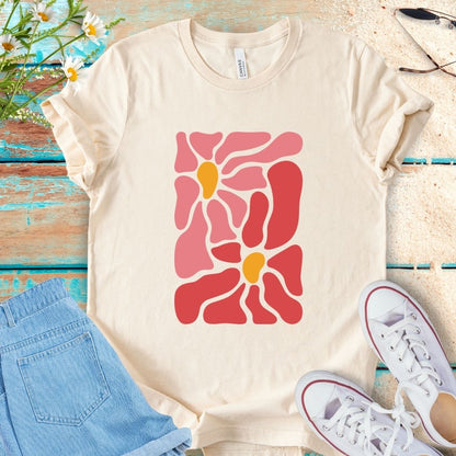 Abstract Flower Tee