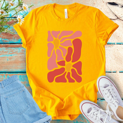 Abstract Flower Tee