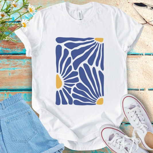 Abstract Flower Tee