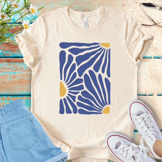 Abstract Flower Tee