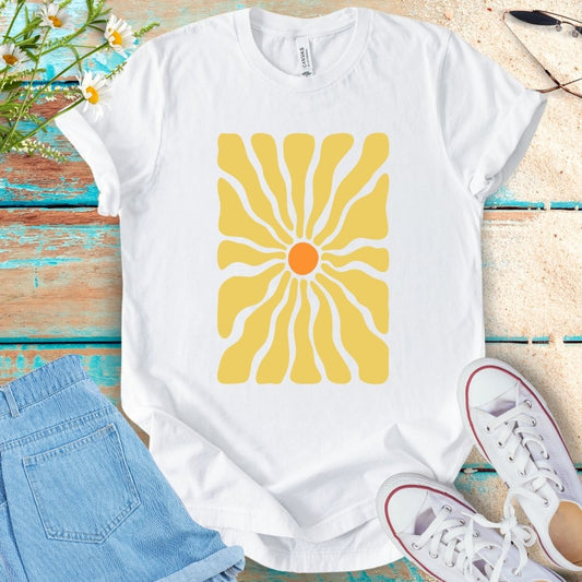 Abstract Flower Tee
