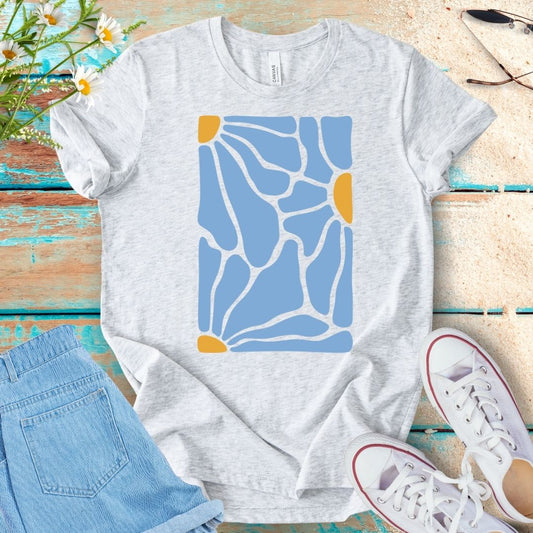 Abstract Flower Tee