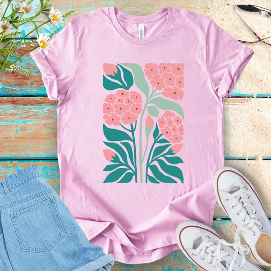 Abstract Flower Tee