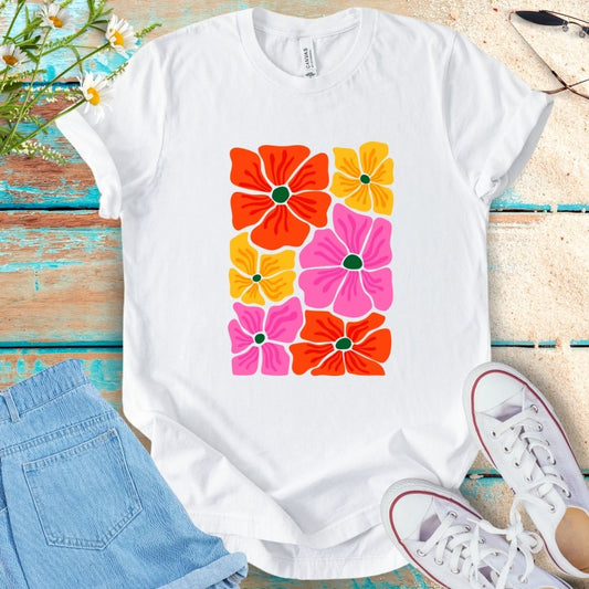 Abstract Flower Tee