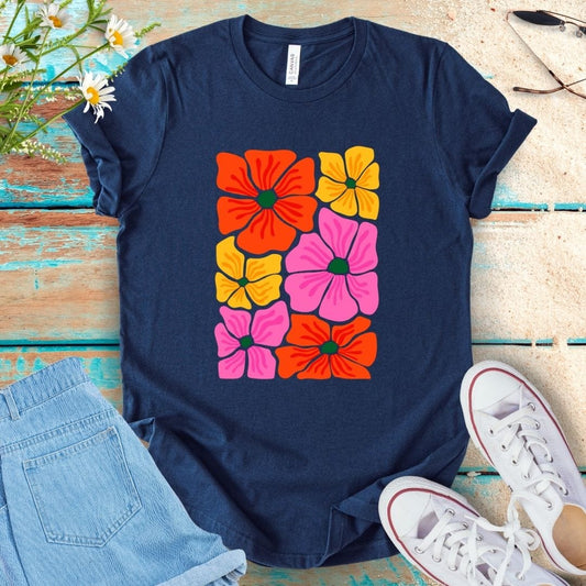 Abstract Flower Tee