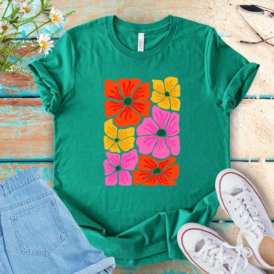 Abstract Flower Tee