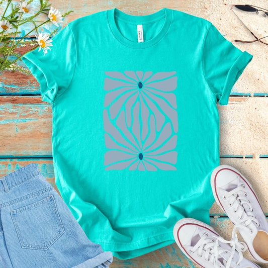 Abstract Flower Tee