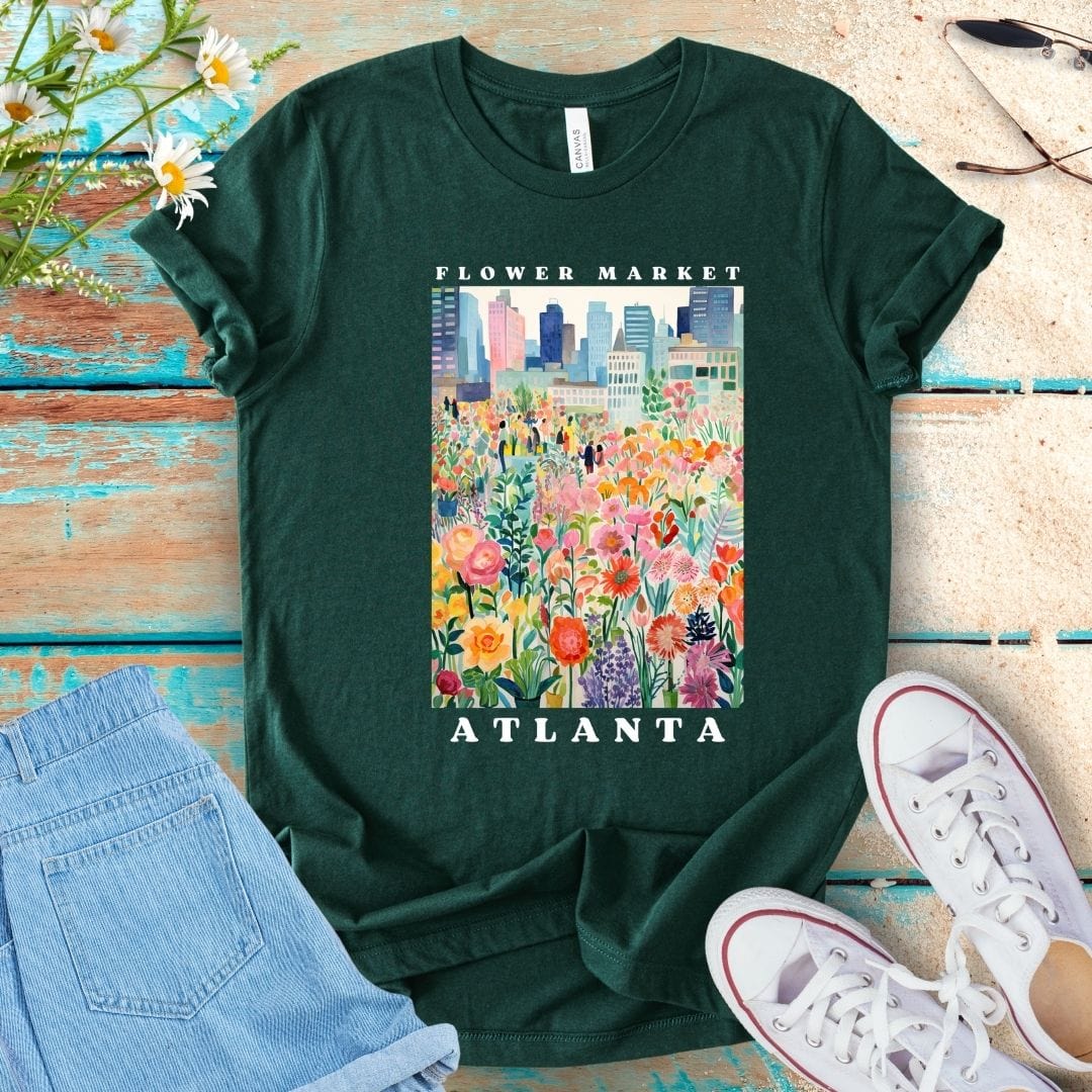 Flower Market Tee - Atlanta