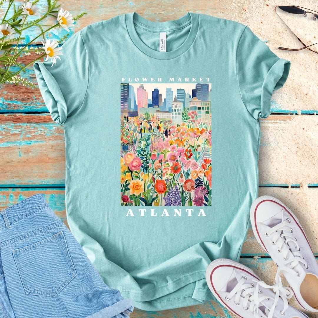 Flower Market Tee - Atlanta