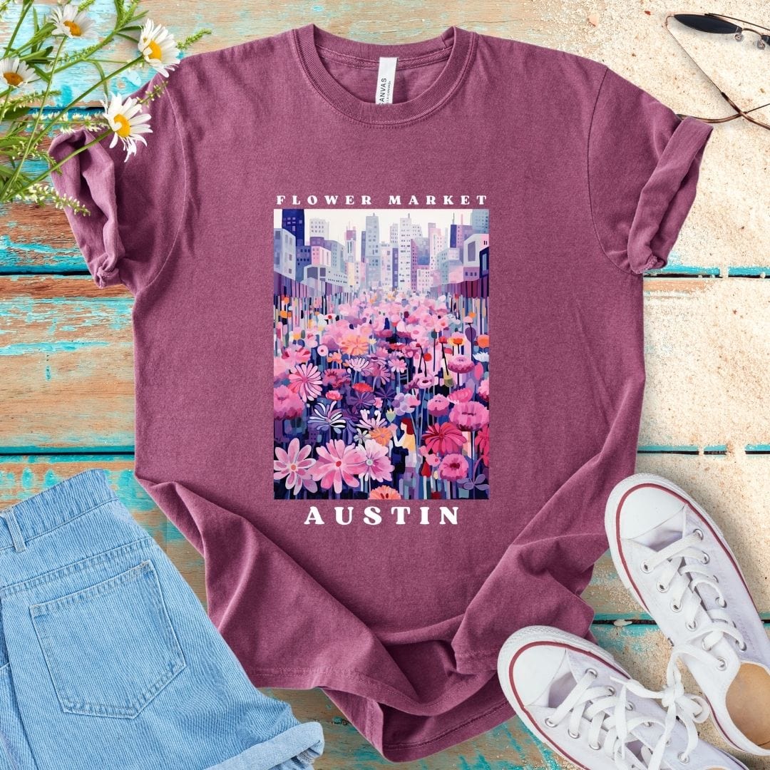 Flower Market Tee - Austin